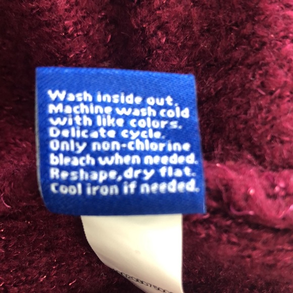 Apt.9 Asymmetrical Hem Metallic Sweater Extra Large - Picture 6 of 8